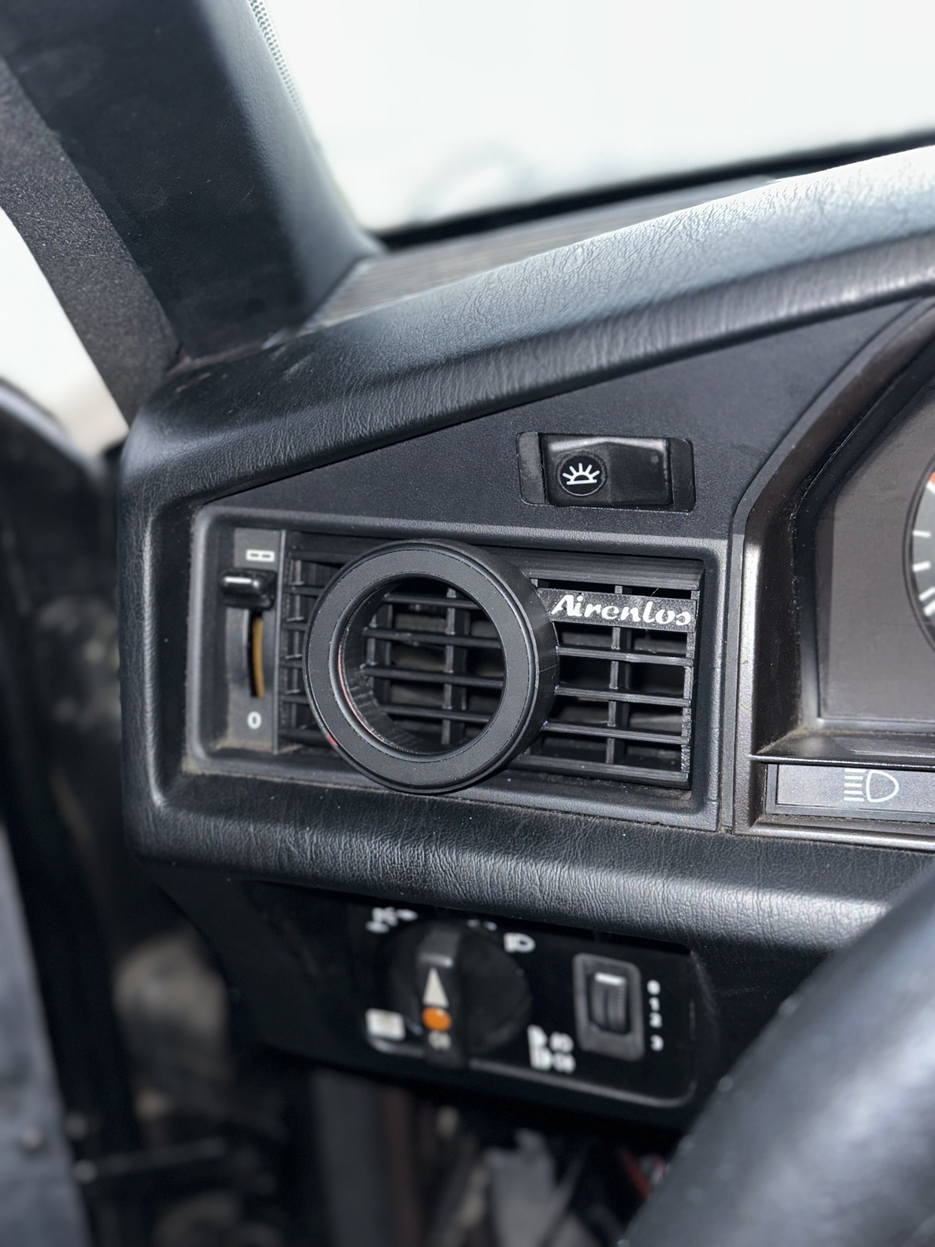 Luftdusche Links/Rechts mit Magsafe Halterung für Mercedes W201 / W124