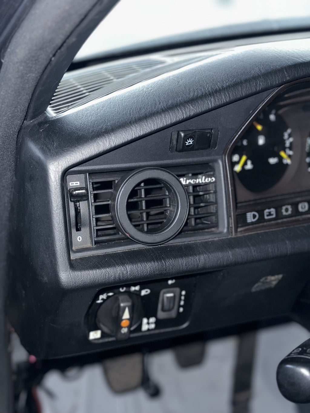 Luftdusche Links/Rechts mit Magsafe Halterung für Mercedes W201 / W124