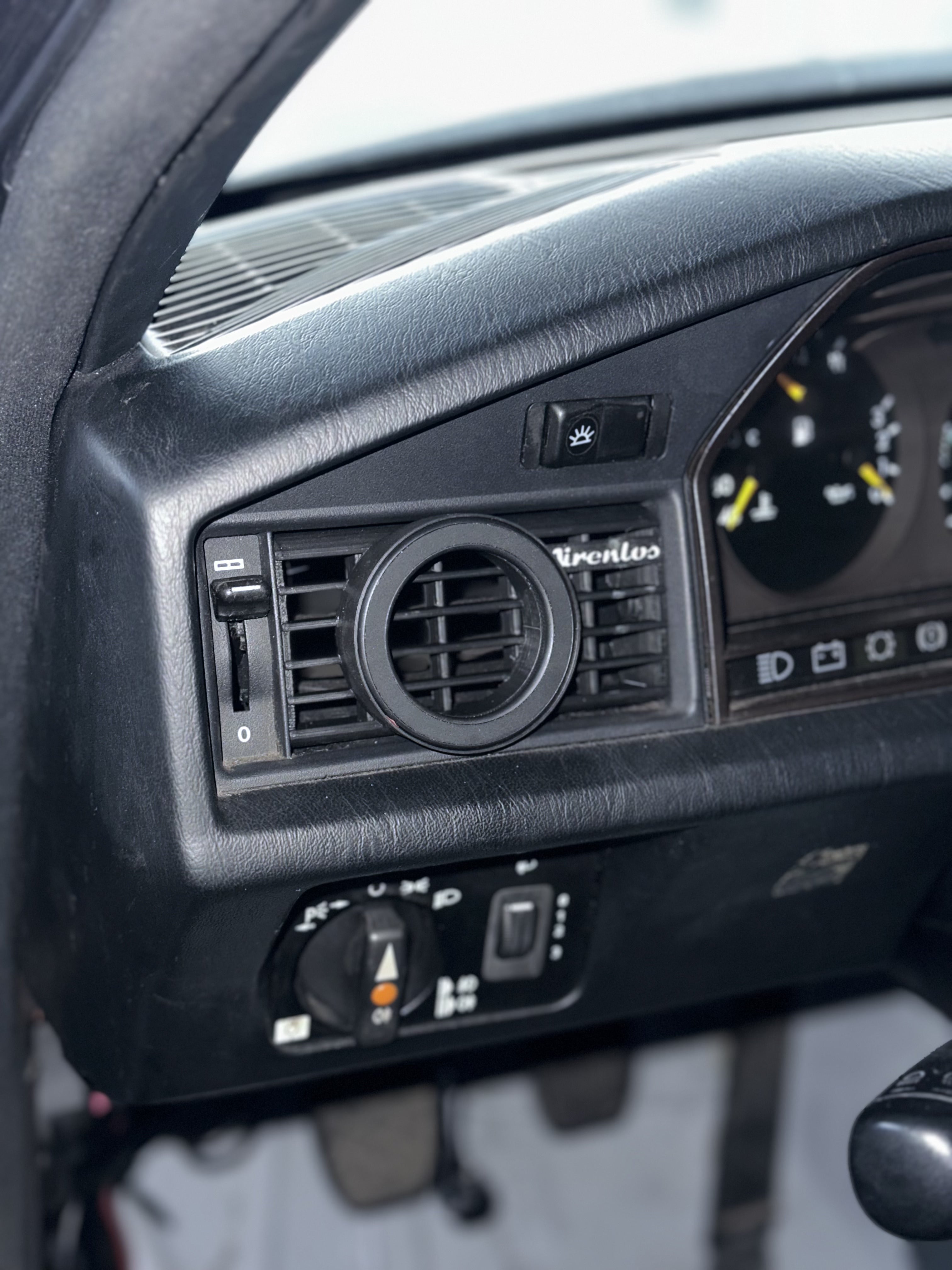 Luftdusche Links/Rechts mit Magsafe Halterung für Mercedes W201 / W124